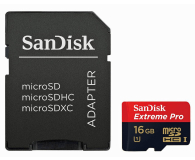 SANDISK 16GB Micro SDHC SDSDQXP-016G-X46 - 179855 - zdjęcie 2